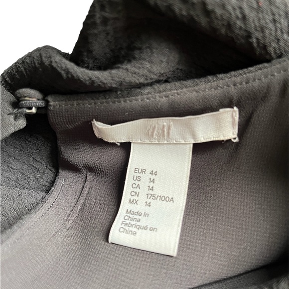 H&M Black Dress Size 14 - Picture 10 of 12